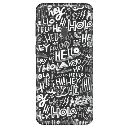 Samsung M/F/Note/Flip and C Phone Skins (All Models) - Hi Hello Doodles - Matte Finish (M-25) Samsung Galaxy M30S