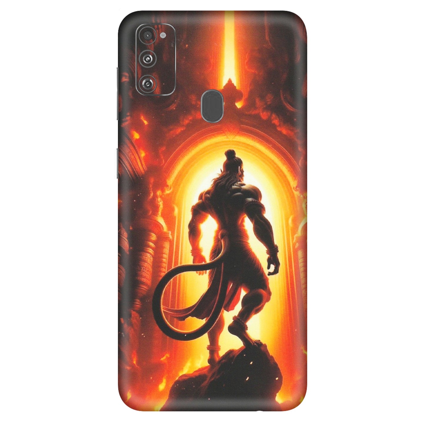 Samsung M/F/Note/Flip and C Phone Skins (All Models) - HanumanJi - Matte Finish (M-06) Samsung Galaxy M30S
