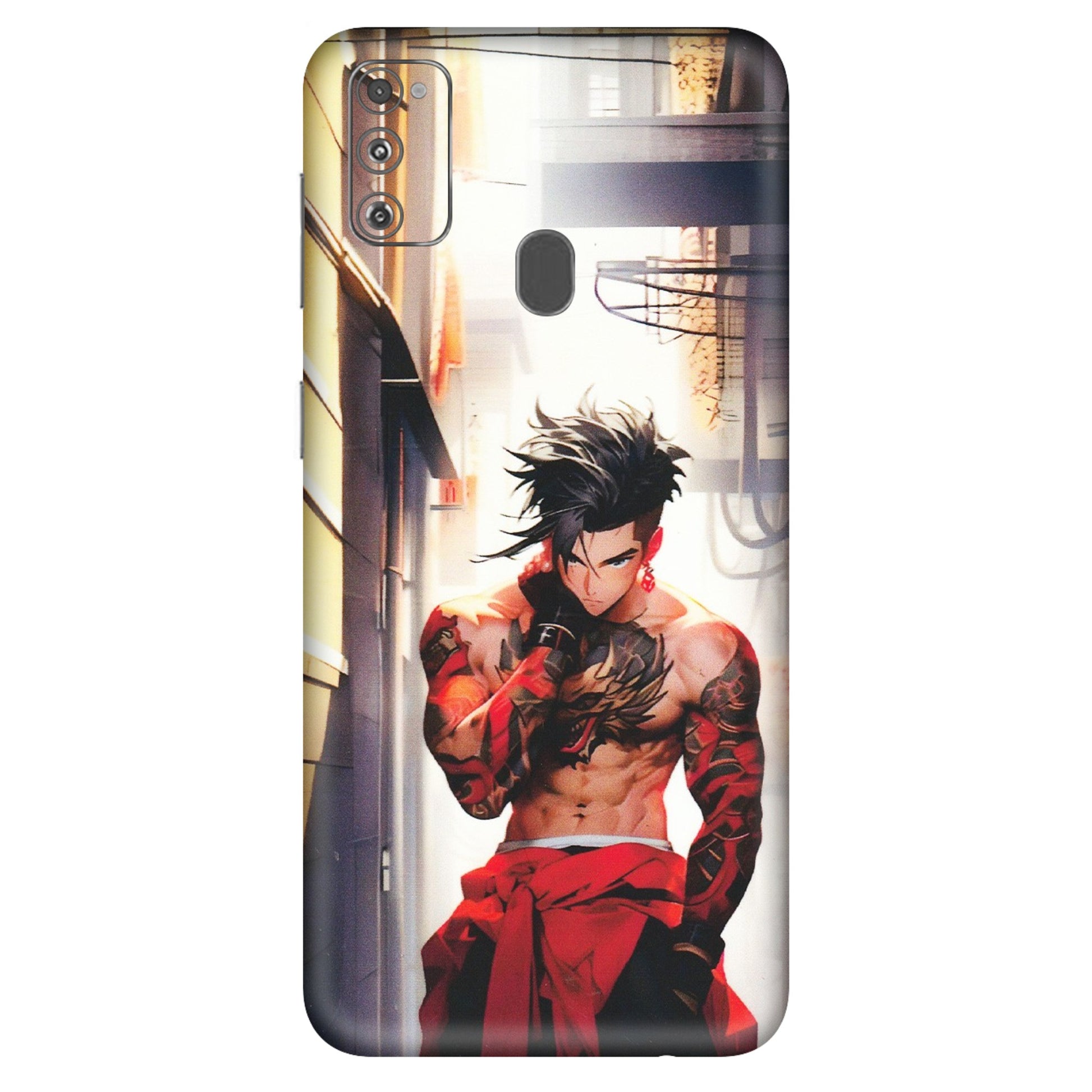 Samsung M/F/Note/Flip and C Phone Skins (All Models) - In the streets of Japan - Matte Finish (M-77) Samsung Galaxy M30S