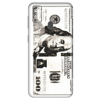 Samsung M/F/Note/Flip and C Phone Skins (All Models) - 100 Dollar Currency - Transparent Finish (T-01) Samsung Galaxy M30S