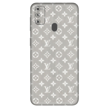 Samsung M/F/Note/Flip and C Phone Skins (All Models) - Luxury Brands Logo - Transparent Finish (T-07) Samsung Galaxy M30S