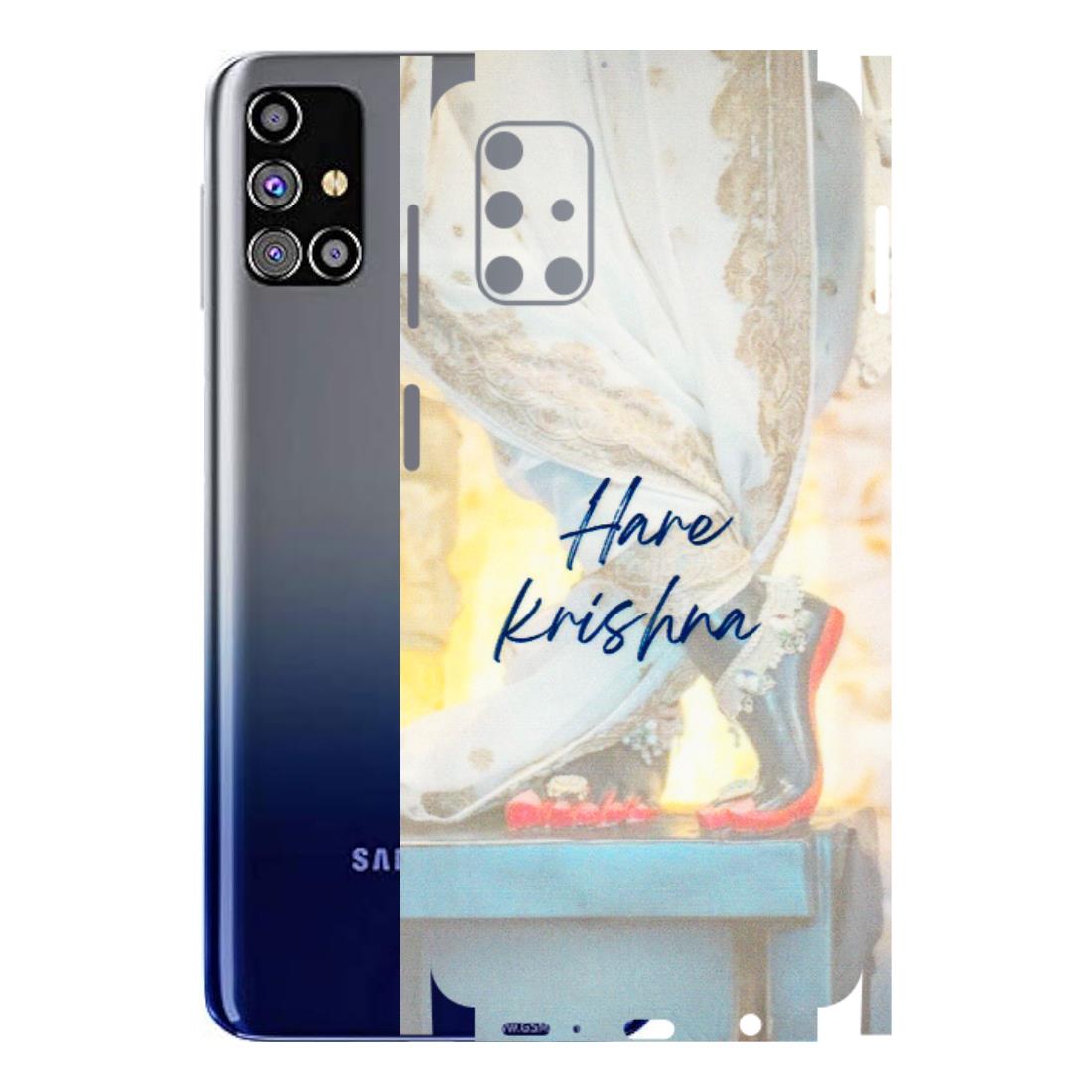 Samsung M/F/Note/Flip and C Phone Skins (All Models) - Hare Krishna - 3D Embossed Finish (L-03) Samsung Galaxy M31s