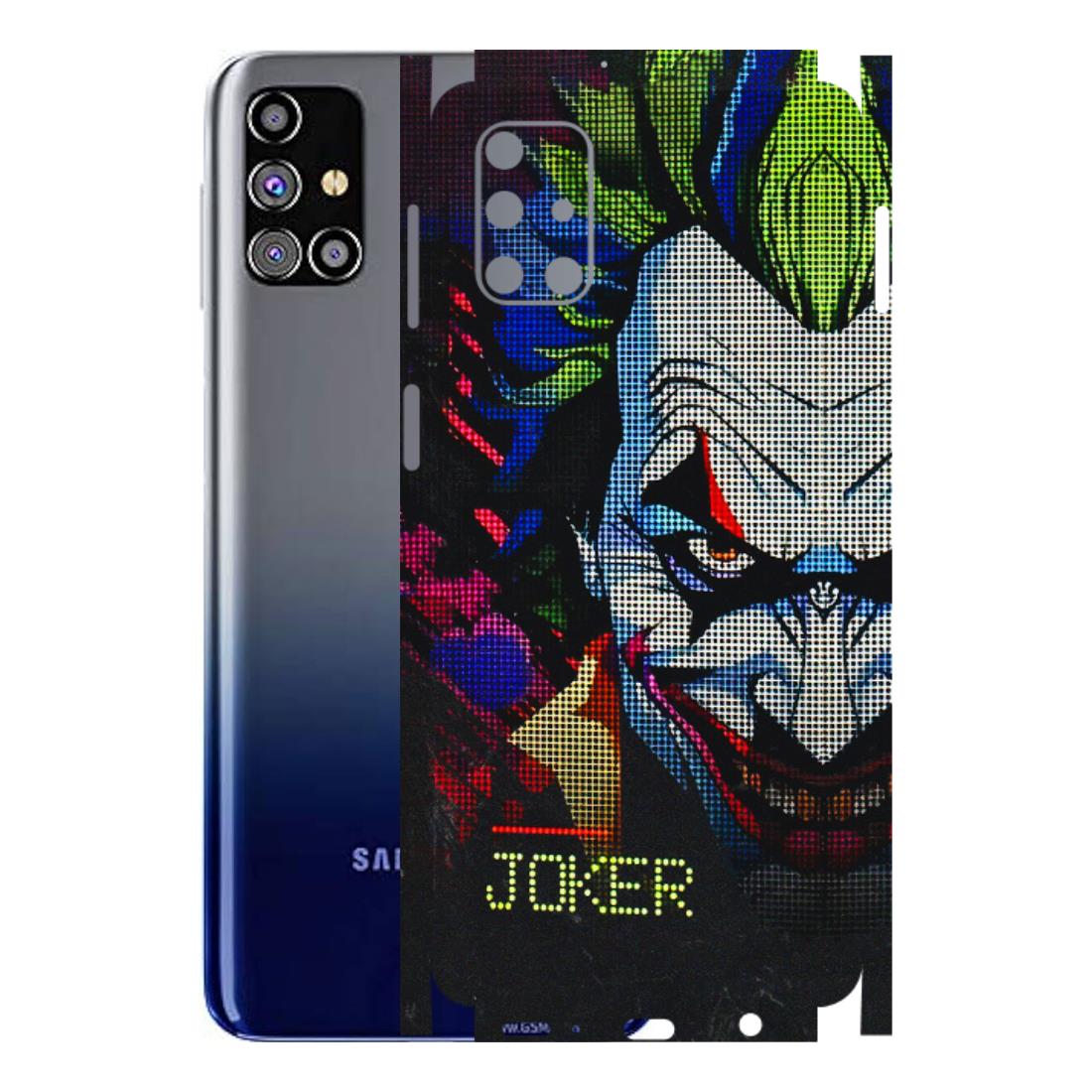 Samsung M/F/Note/Flip and C Phone Skins (All Models) - Joker Dot Matrix - 3D Embossed Finish (L-08) Samsung Galaxy M31s