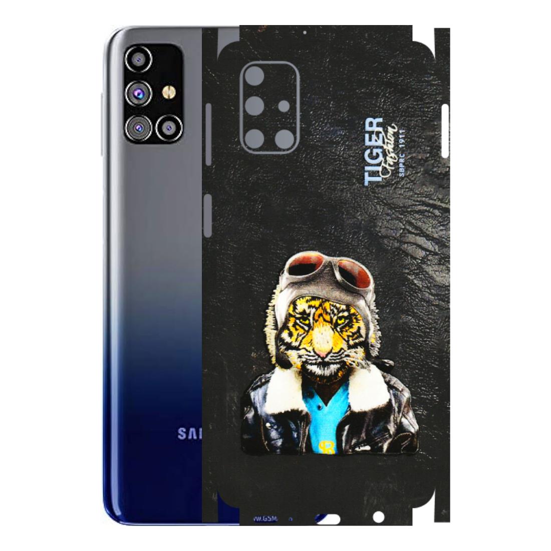 Samsung M/F/Note/Flip and C Phone Skins (All Models) - Rider Tiger - 3D Embossed Finish (L-113) Samsung Galaxy M31s