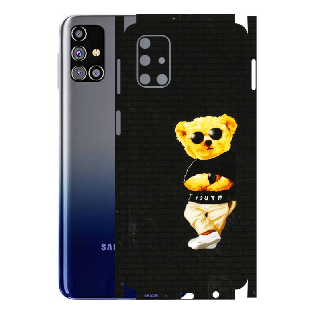 Samsung M/F/Note/Flip and C Phone Skins (All Models) - Classy Teddy Bear - 3D Embossed Finish (L-116) Samsung Galaxy M31s