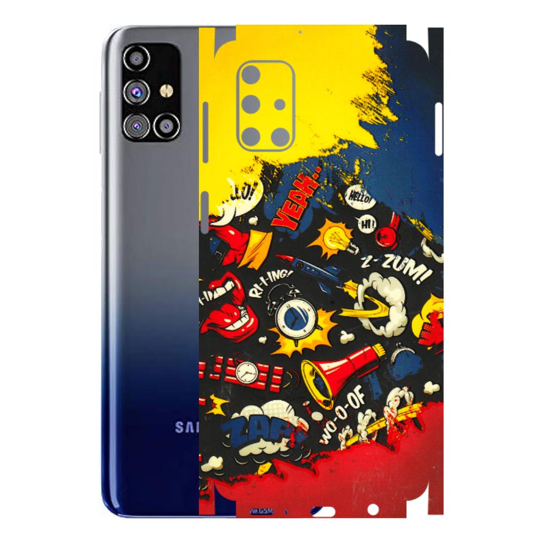 Samsung M/F/Note/Flip and C Phone Skins (All Models) - Pacific Doodle Art - 3D Embossed Finish (L-120) Samsung Galaxy M31s