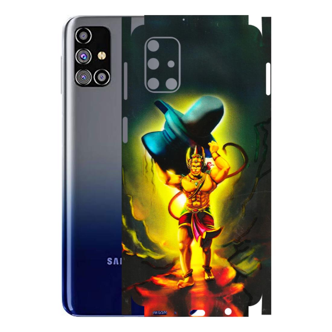 Samsung M/F/Note/Flip and C Phone Skins (All Models) - Hanuman Ji - 3D Embossed Finish (L-128) Samsung Galaxy M31s