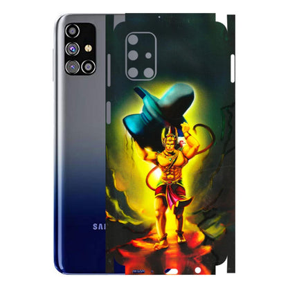 Samsung M/F/Note/Flip and C Phone Skins (All Models) - Hanuman Ji - 3D Embossed Finish (L-128) Samsung Galaxy M31s