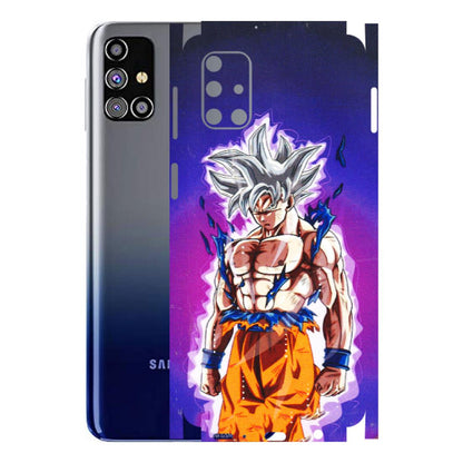 Samsung M/F/Note/Flip and C Phone Skins (All Models) - Goku Purple Anime - 3D Embossed Finish (L-147) Samsung Galaxy M31s