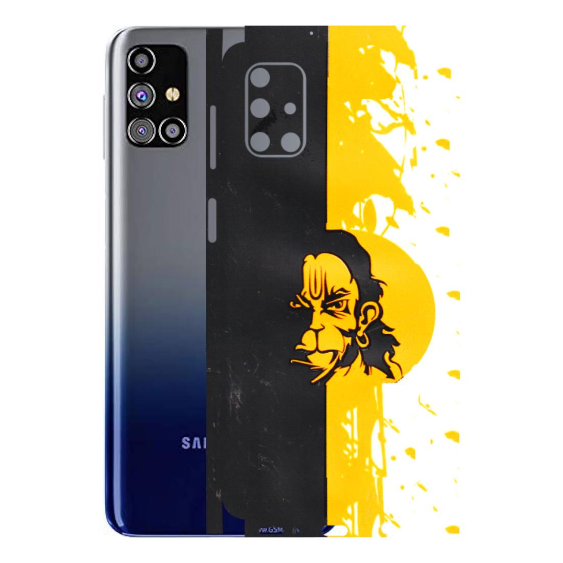 Samsung M/F/Note/Flip and C Phone Skins (All Models) - Bajrangbali - 3D Embossed Finish (L-151) Samsung Galaxy M31s