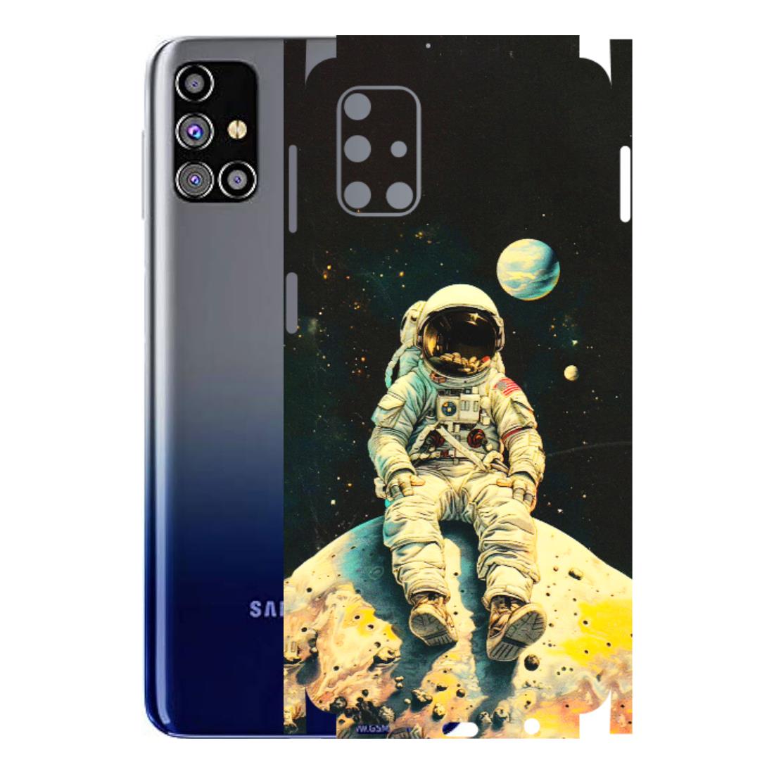Samsung M/F/Note/Flip and C Phone Skins (All Models) - Astronaut in Space - 3D Embossed Finish (L-16) Samsung Galaxy M31s