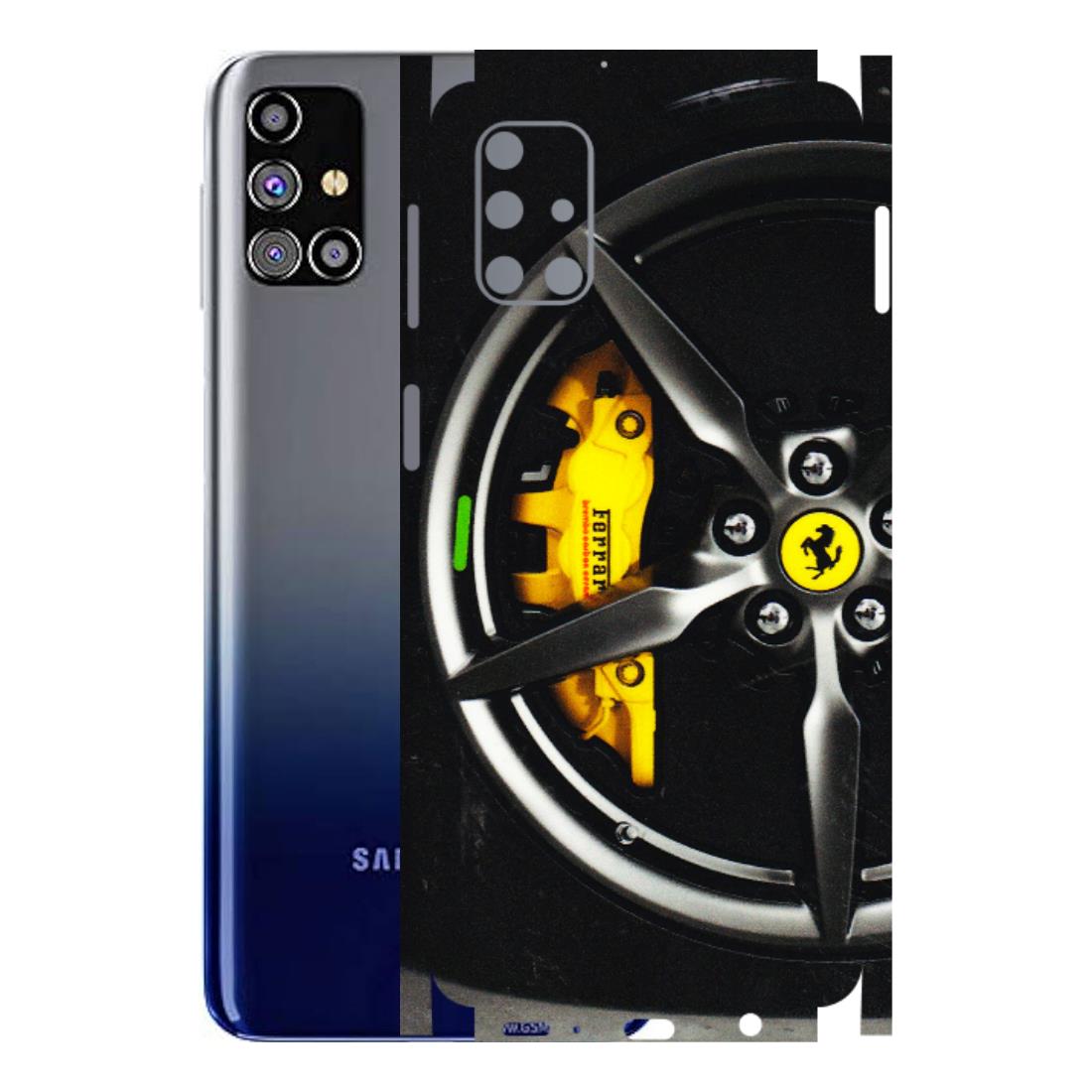 Samsung M/F/Note/Flip and C Phone Skins (All Models) - Ferrari Wheel Alloy - 3D Embossed Finish (L-173) Samsung Galaxy M31s