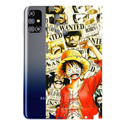 Samsung M/F/Note/Flip and C Phone Skins (All Models) - Luffy Anime - 3D Embossed Finish (L-177) Samsung Galaxy M31s