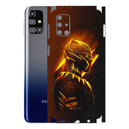 Samsung M/F/Note/Flip and C Phone Skins (All Models) - Gold Black Panther - 3D Embossed Finish (L-181) Samsung Galaxy M31s