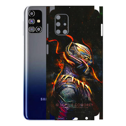 Samsung M/F/Note/Flip and C Phone Skins (All Models) - Black Panther - 3D Embossed Finish (L-190) Samsung Galaxy M31s