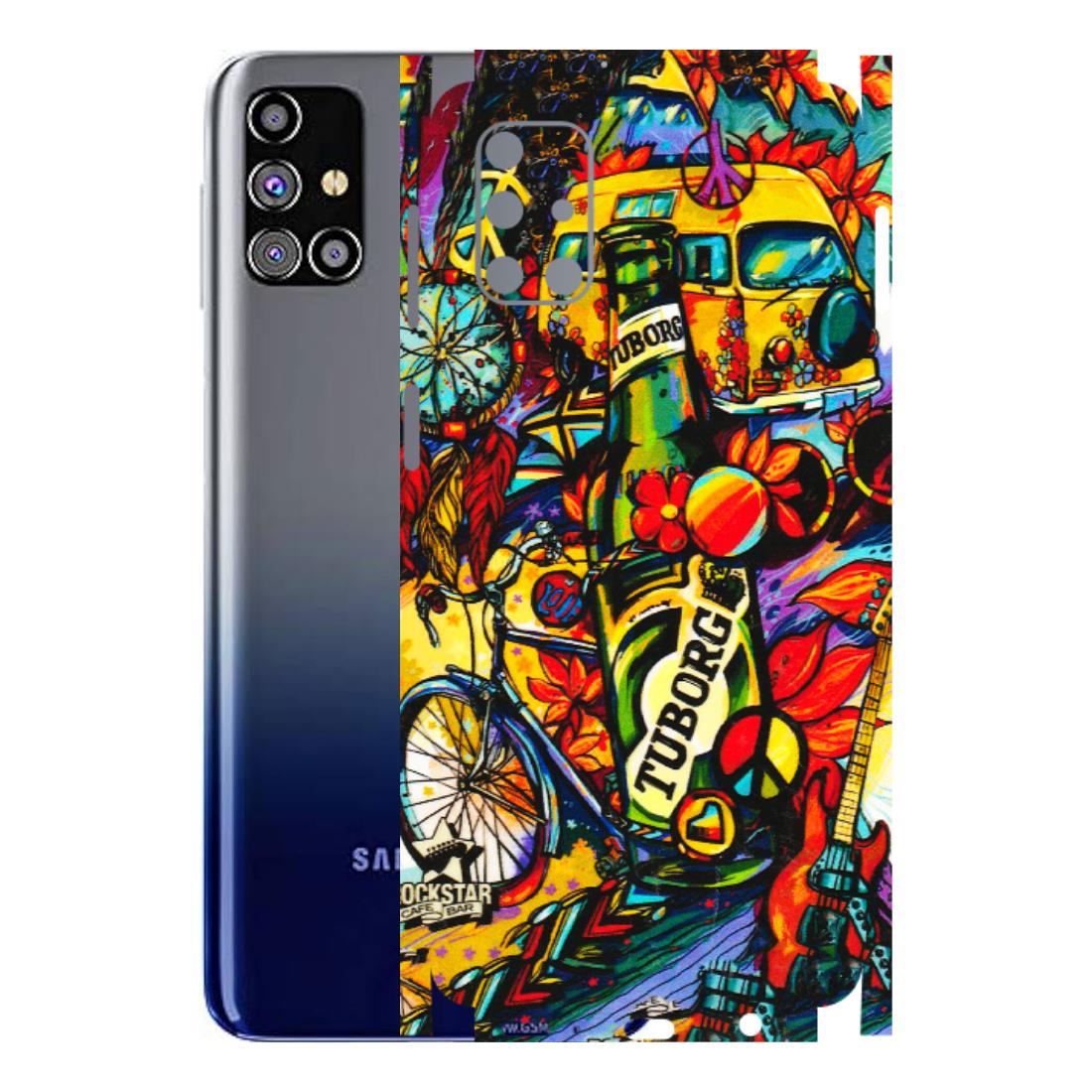 Samsung M/F/Note/Flip and C Phone Skins (All Models) - Cool Beer Bottle - 3D Embossed Finish (L-193) Samsung Galaxy M31s