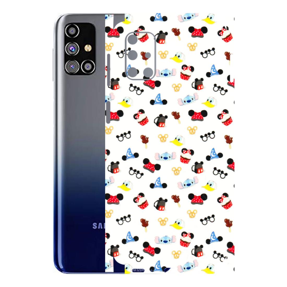 Samsung M/F/Note/Flip and C Phone Skins (All Models) - Minnie Mouse & Donald Doodles s - 3D Embossed Finish (L-194) Samsung Galaxy M31s