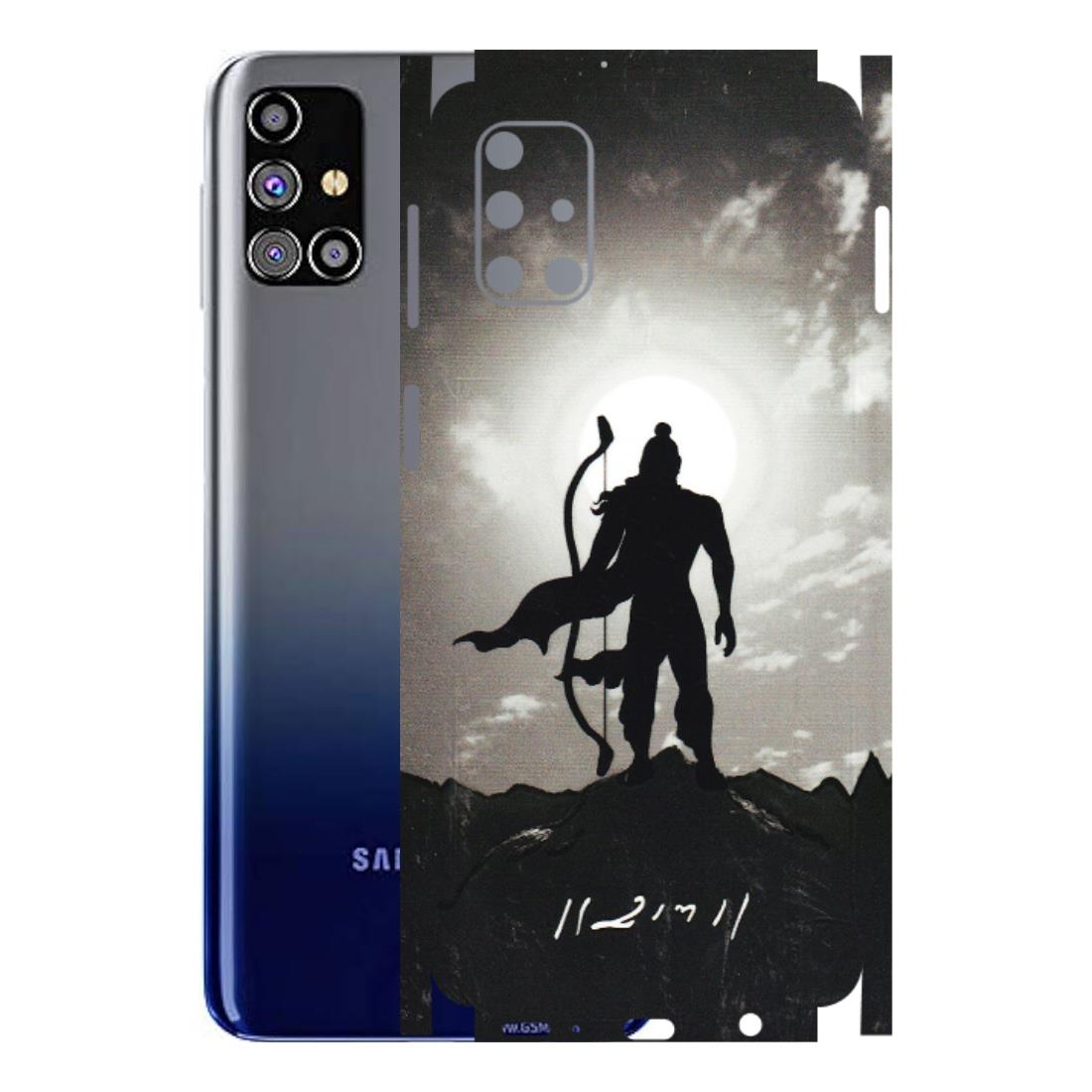 Samsung M/F/Note/Flip and C Phone Skins (All Models) - Jai Siya Ram - 3D Embossed Finish (L-200) Samsung Galaxy M31s