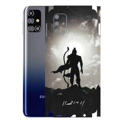 Samsung M/F/Note/Flip and C Phone Skins (All Models) - Jai Siya Ram - 3D Embossed Finish (L-200) Samsung Galaxy M31s