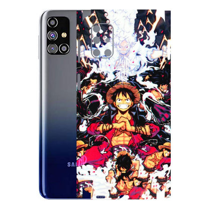 Samsung M/F/Note/Flip and C Phone Skins (All Models) - Luffy Anime Character - 3D Embossed Finish (L-203) Samsung Galaxy M31s