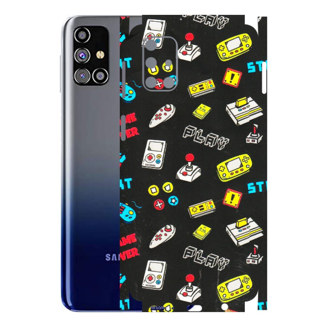 Samsung M/F/Note/Flip and C Phone Skins (All Models) - Gaming Doodles - 3D Embossed Finish (L-224) Samsung Galaxy M31s