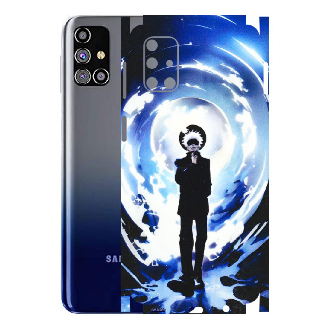 Samsung M/F/Note/Flip and C Phone Skins (All Models) - Satoru Gojo Dark Blue - 3D Embossed Finish (L-235) Samsung Galaxy M31s