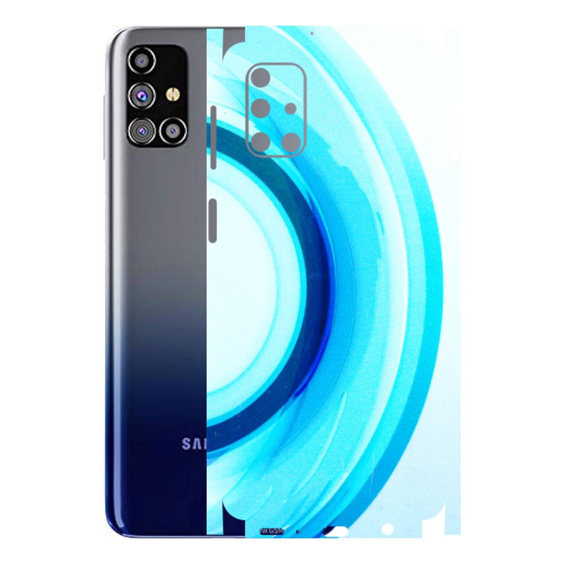 Samsung M/F/Note/Flip and C Phone Skins (All Models) - The Blue Curve - 3D Embossed Finish (L-244) Samsung Galaxy M31s