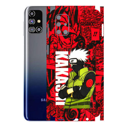 Samsung M/F/Note/Flip and C Phone Skins (All Models) - Kakashi Red Anime - 3D Embossed Finish (L-251) Samsung Galaxy M31s