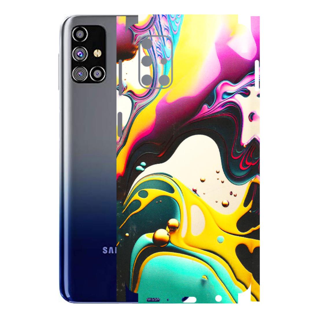 Samsung M/F/Note/Flip and C Phone Skins (All Models) - Multicolor Abstract pattern - 3D Embossed Finish (L-254) Samsung Galaxy M31s