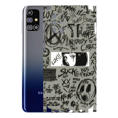 Samsung M/F/Note/Flip and C Phone Skins (All Models) - Never Have Love Anime - 3D Embossed Finish (L-260) Samsung Galaxy M31s