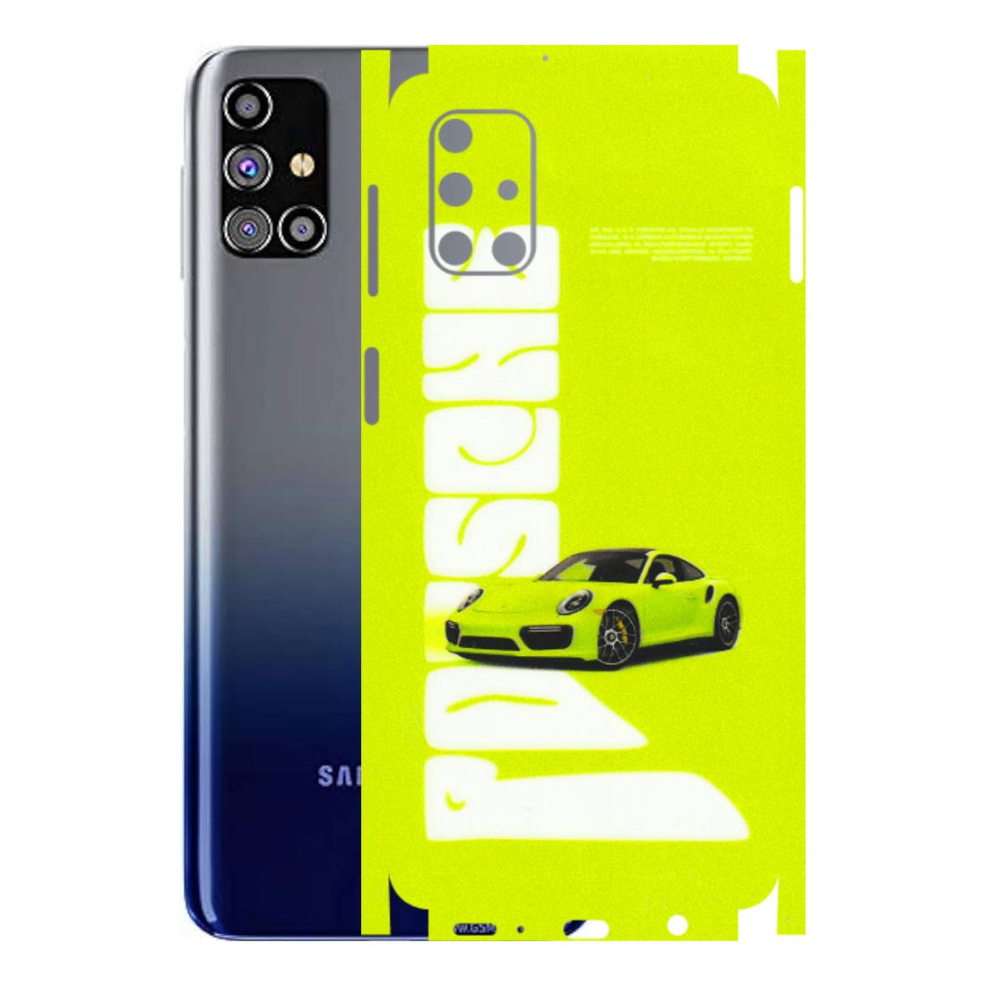 Samsung M/F/Note/Flip and C Phone Skins (All Models) - Lime Green Porche - 3D Embossed Finish (L-30) Samsung Galaxy M31s