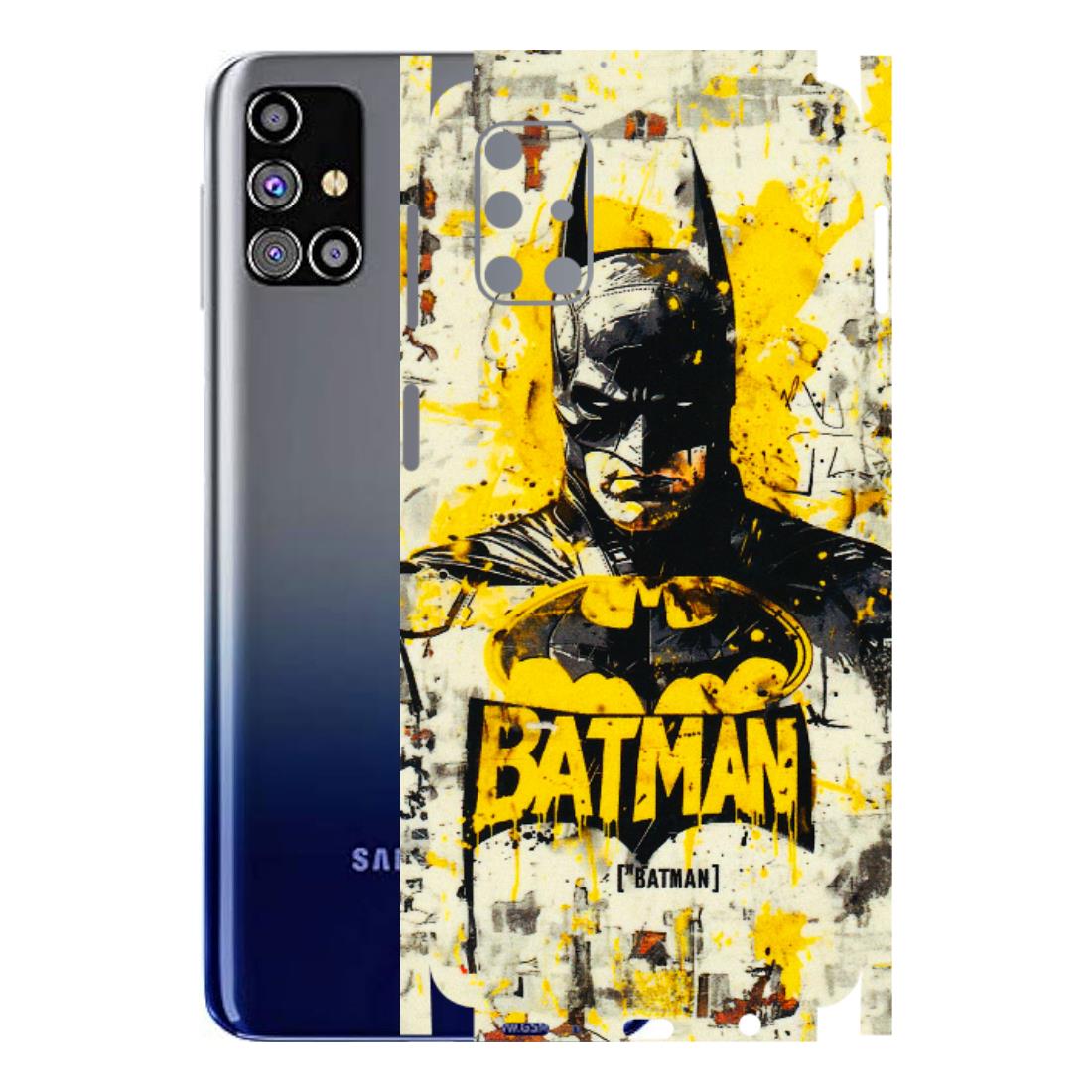 Samsung M/F/Note/Flip and C Phone Skins (All Models) - Batman Yellow BT - 3D Embossed Finish (L-304) Samsung Galaxy M31s