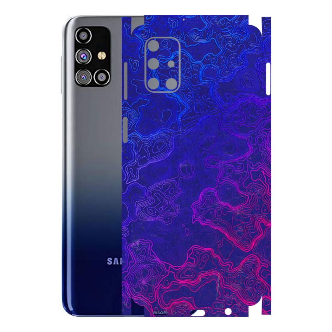 Samsung M/F/Note/Flip and C Phone Skins (All Models) - Purple Ripples Swirl - 3D Embossed Finish (L-314) Samsung Galaxy M31s