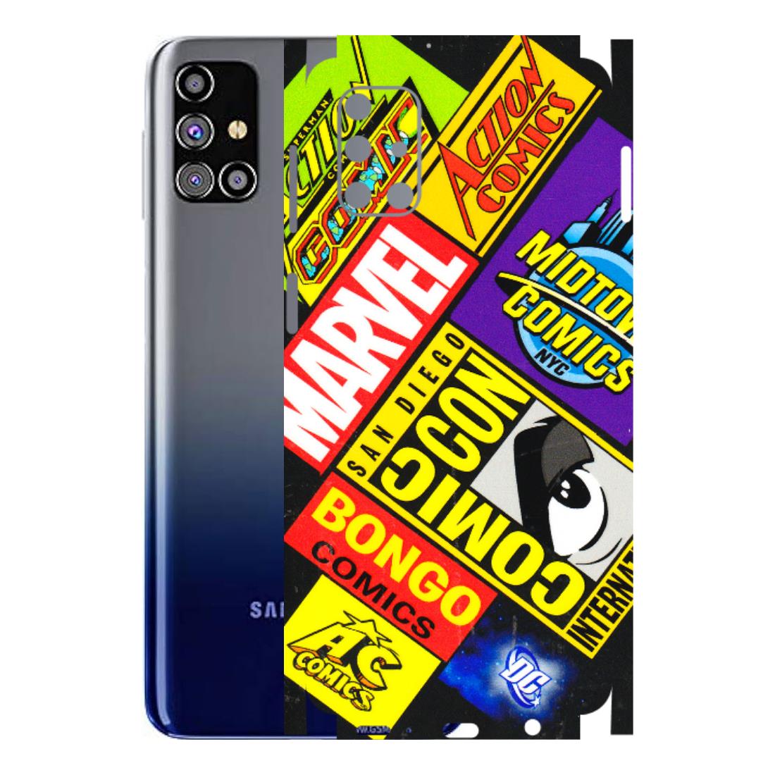 Samsung M/F/Note/Flip and C Phone Skins (All Models) - Bongo Comic Con - 3D Embossed Finish (L-325) Samsung Galaxy M31s