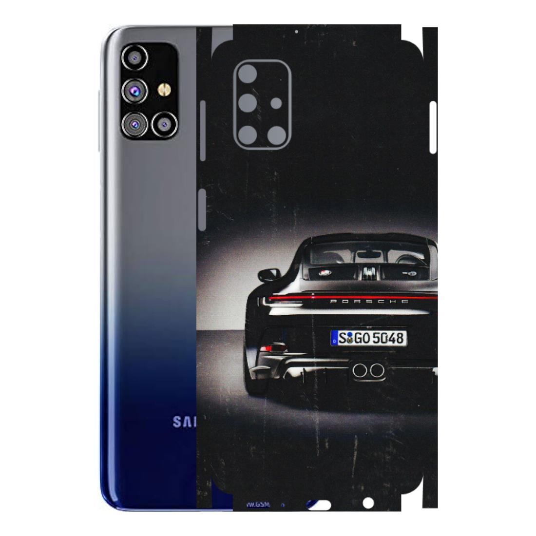 Samsung M/F/Note/Flip and C Phone Skins (All Models) - New Black Porsche GT3 - 3D Embossed Finish (L-327) Samsung Galaxy M31s