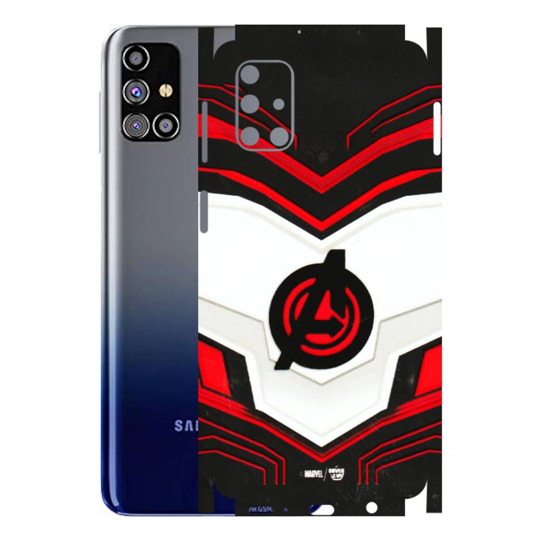 Samsung M/F/Note/Flip and C Phone Skins (All Models) - Avengers Logo - 3D Embossed Finish (L-55) Samsung Galaxy M31s