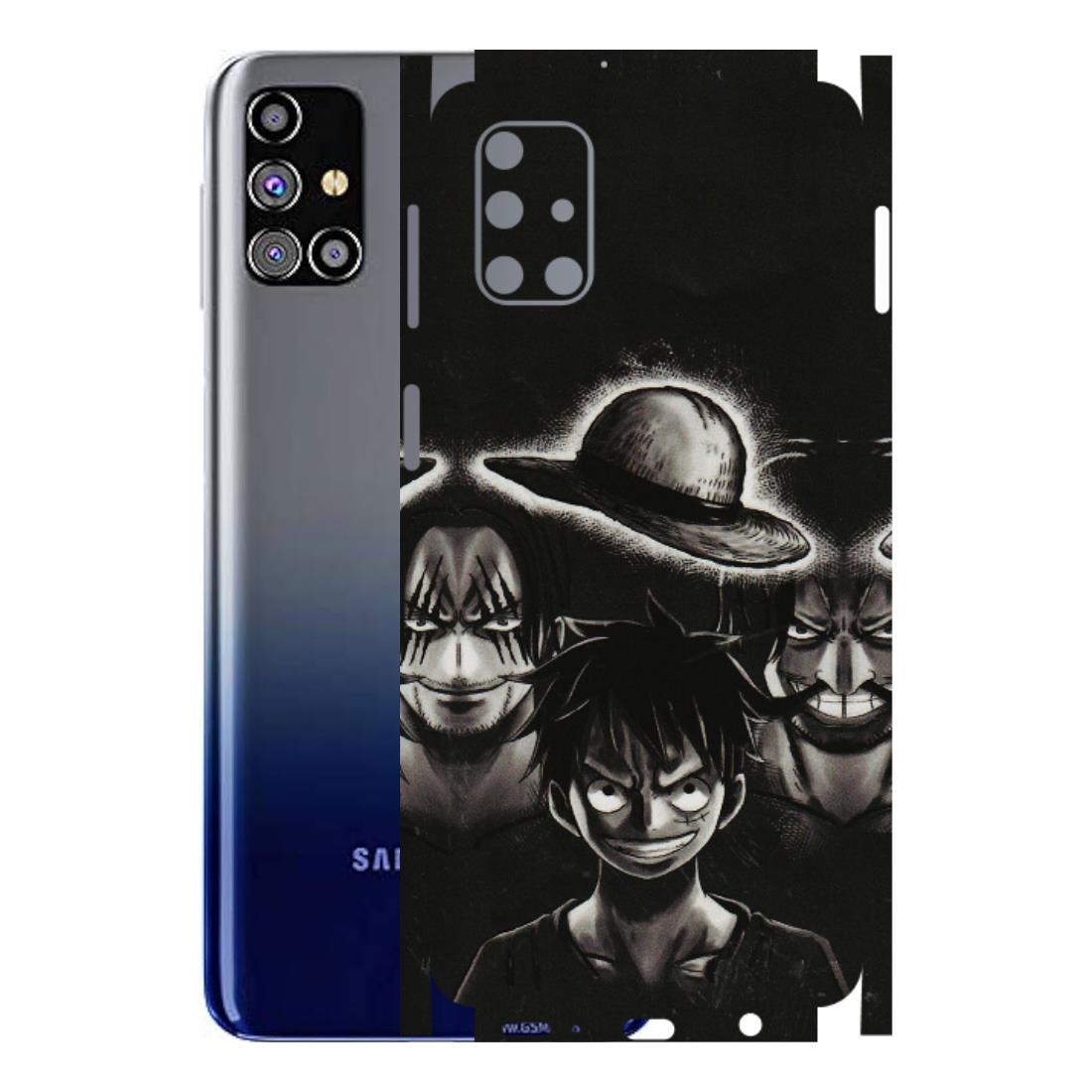 Samsung M/F/Note/Flip and C Phone Skins (All Models) - Black Luffy Hat - 3D Embossed Finish (L-57) Samsung Galaxy M31s