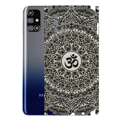 Samsung M/F/Note/Flip and C Phone Skins (All Models) - Aum Elegant Mandala - 3D Embossed Finish (L-62) Samsung Galaxy M31s