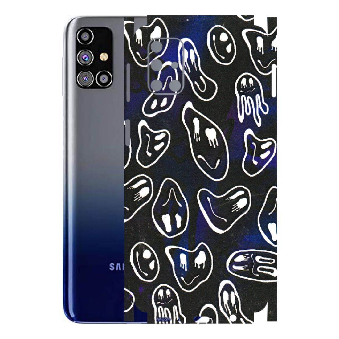 Samsung M/F/Note/Flip and C Phone Skins (All Models) - Distorted Smileys - 3D Embossed Finish (L-92) Samsung Galaxy M31s
