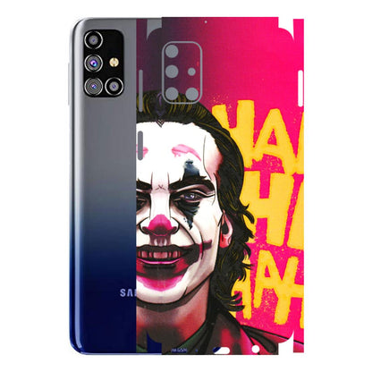 Samsung M/F/Note/Flip and C Phone Skins (All Models) - Joker Evil Laugh - 3D Embossed Finish (L-97) Samsung Galaxy M31s