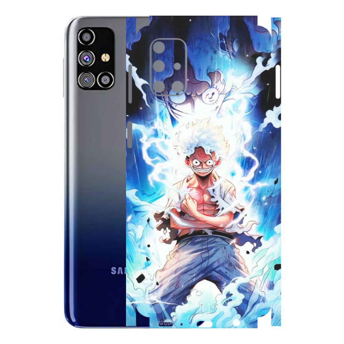 Samsung M/F/Note/Flip and C Phone Skins (All Models) - Blue Thunder Luffy Anime - Matte Finish (M-132) Samsung Galaxy M31s