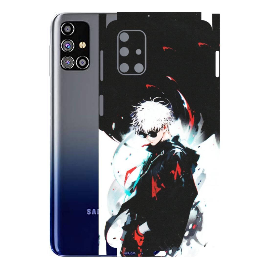 Samsung M/F/Note/Flip and C Phone Skins (All Models) - Gojo Powerful Charater Kaisen Anime - Matte Finish (M-144) Samsung Galaxy M31s