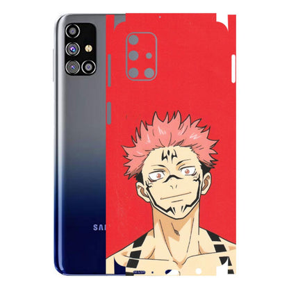 Samsung M/F/Note/Flip and C Phone Skins (All Models) - Ryomen Sukuna Fun Anime - Matte Finish (M-153) Samsung Galaxy M31s