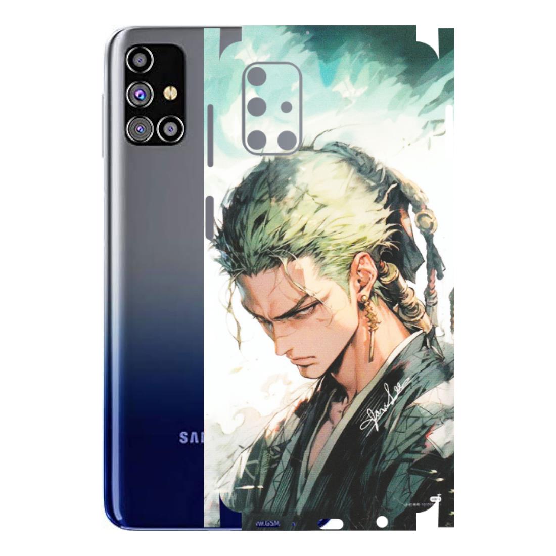 Samsung M/F/Note/Flip and C Phone Skins (All Models) - Pirate Hunter One Piece Anime - Matte Finish (M-157) Samsung Galaxy M31s