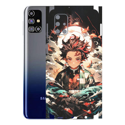 Samsung M/F/Note/Flip and C Phone Skins (All Models) - Tanjiro Demon Slayer Anime - Matte Finish (M-158) Samsung Galaxy M31s