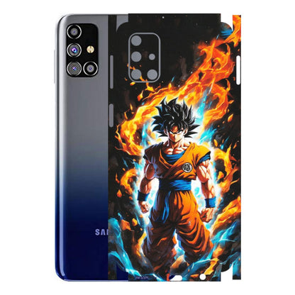 Samsung M/F/Note/Flip and C Phone Skins (All Models) - Goku Transformation Anime - Matte Finish (M-159) Samsung Galaxy M31s