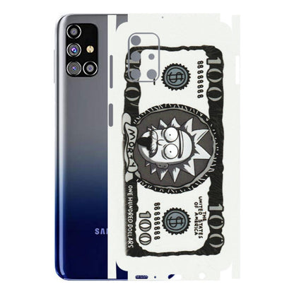 Samsung M/F/Note/Flip and C Phone Skins (All Models) - Rick And Morty Hundred Dollar Anime - Matte Finish (M-161) Samsung Galaxy M31s