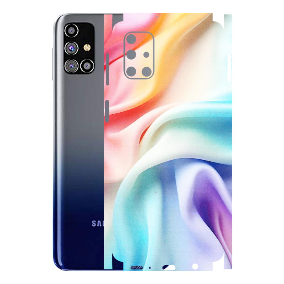 Samsung M/F/Note/Flip and C Phone Skins (All Models) - Colourful Silk Cloth - Matte Finish (M-165) Samsung Galaxy M31s