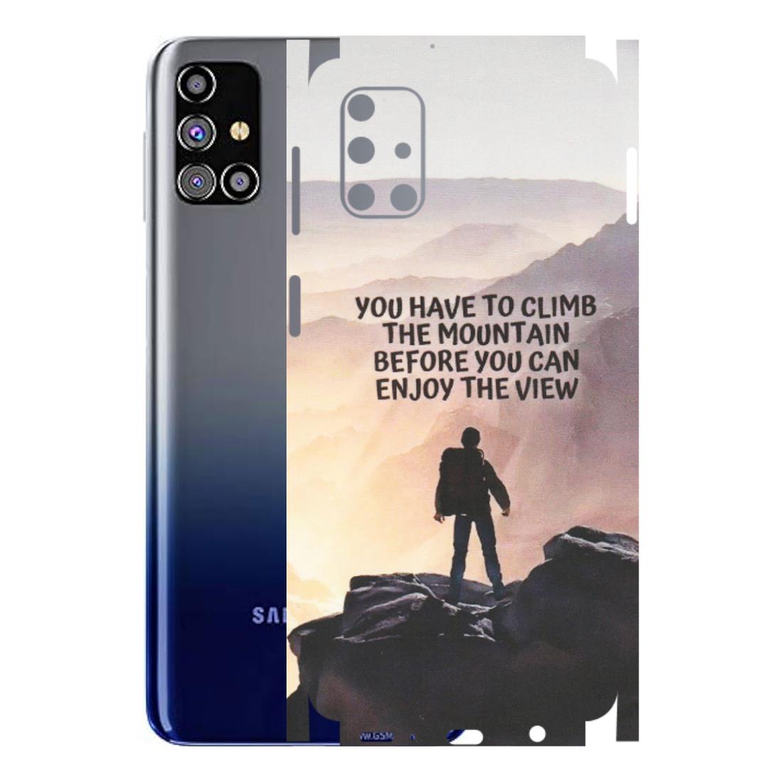 Samsung M/F/Note/Flip and C Phone Skins (All Models) - Motivational Hiking Mountain - Matte Finish (M-28) Samsung Galaxy M31s