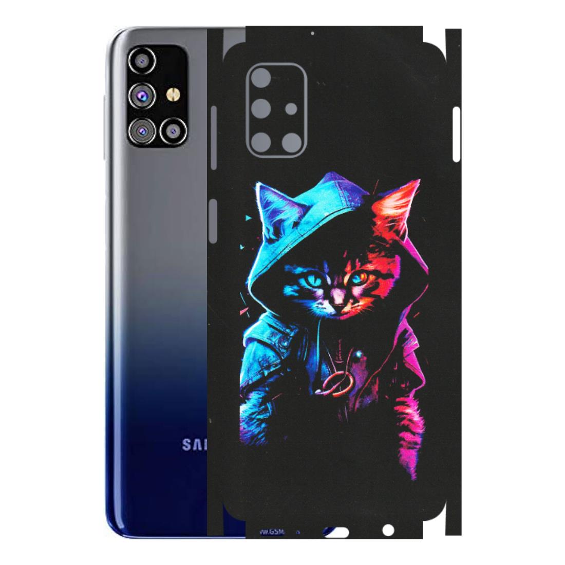 Samsung M/F/Note/Flip and C Phone Skins (All Models) - Cyberpunk Cat - Matte Finish (M-45) Samsung Galaxy M31s